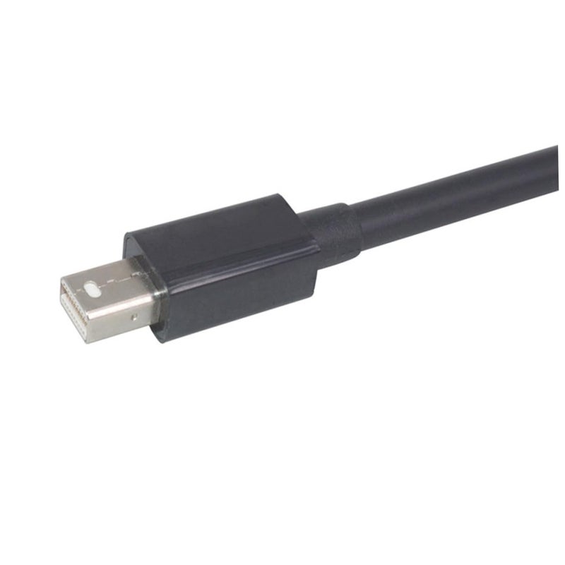Housoutil 25cm Mini DisplayPort to DisplayPort Cable Black for Monitor Laptop Air Printer - Image 5